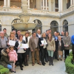 Foto de familia de los premiados